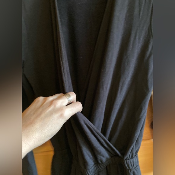 Lou & Grey Black jumpsuit, SIZE XS. Cozy, soft material EUC - Picture 3 of 6